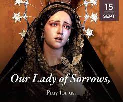 Bible Readings for the Memorial of Our Lady of Sorrows 